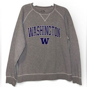 University of Washington Gray Purple Sweater Large